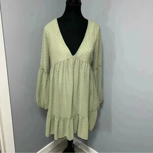 Peach Love  Babydoll Dress